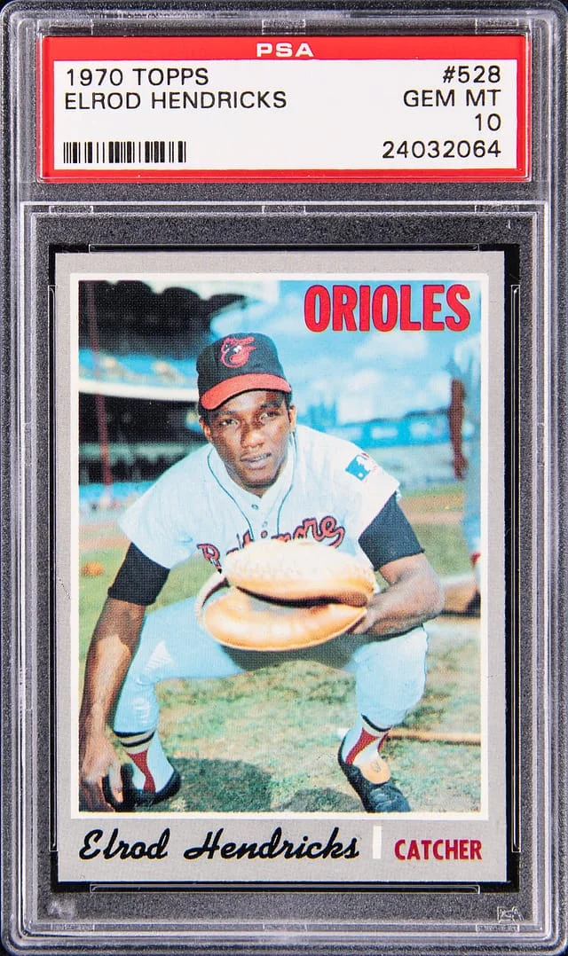 1970 Topps Elrod Hendricks #528 card image