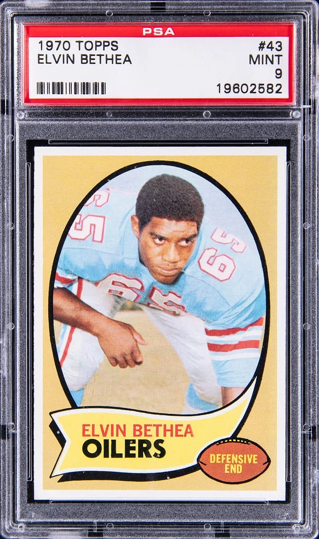 1970 Topps Elvin Bethea #43 card image