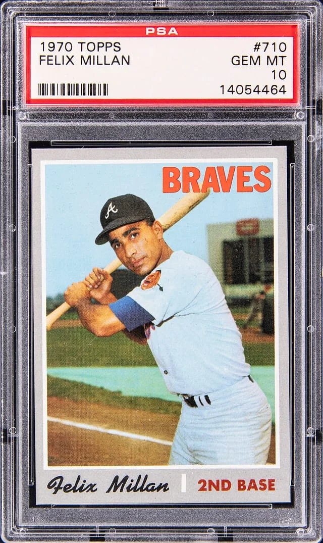 1970 Topps Felix Millan #710 card image