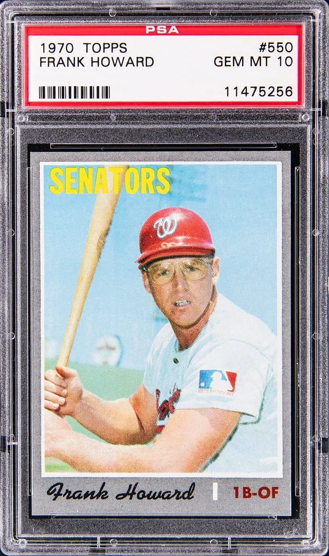 1970 Topps Frank Howard #550 card image