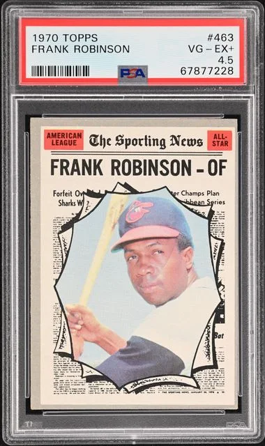 1970 Topps Frank Robinson #463 card image