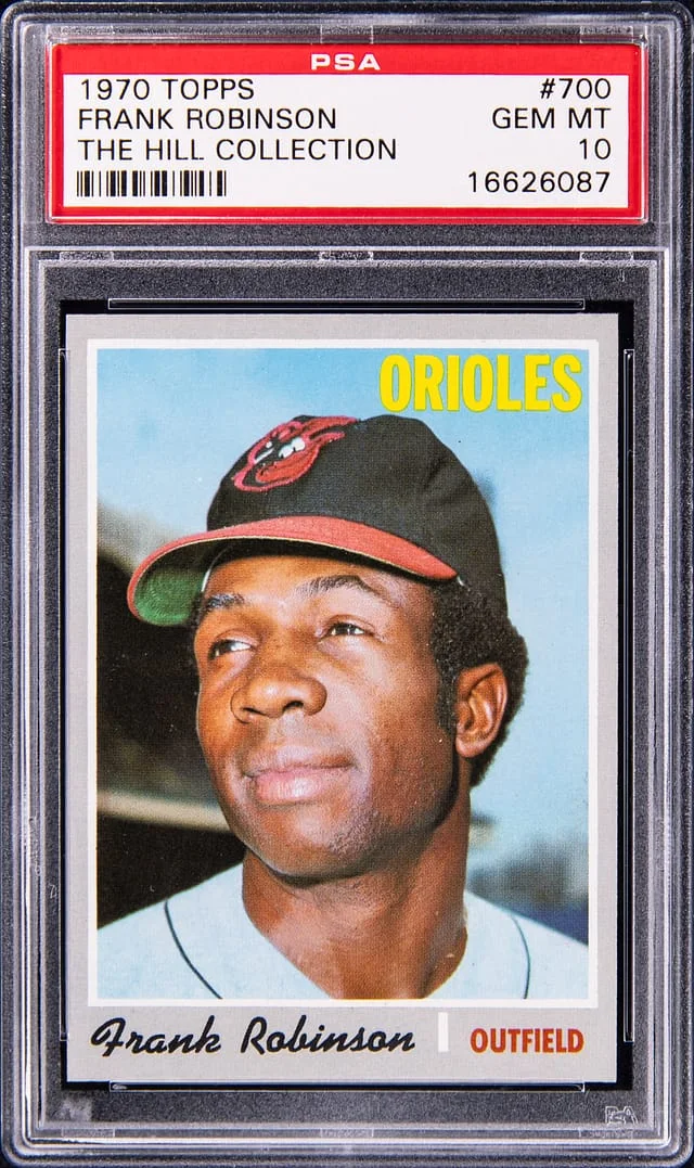 1970 Topps Frank Robinson - Ex-The Hill Collection #700 card image