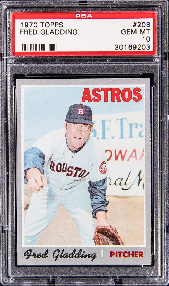 1970 Topps Fred Gladding #208 card image