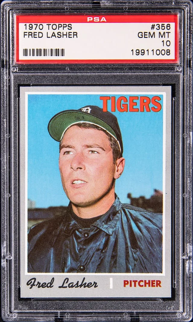 1970 Topps Fred Lasher #356 card image