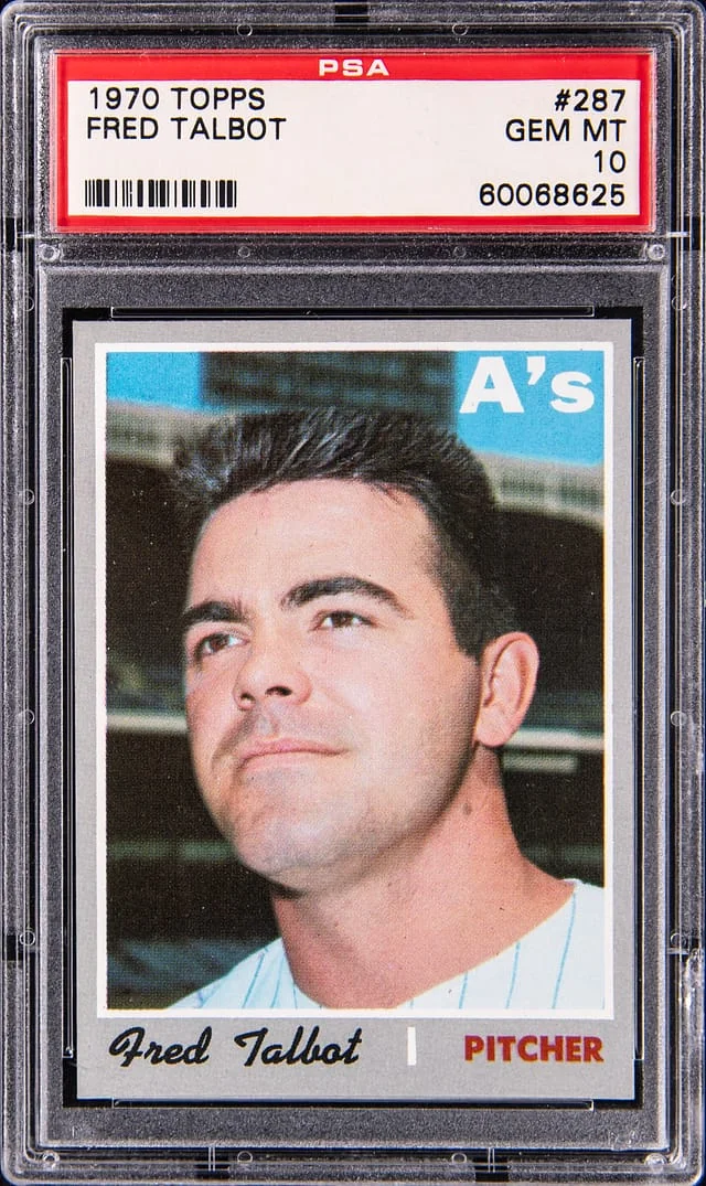 1970 Topps Fred Talbot #287 card image