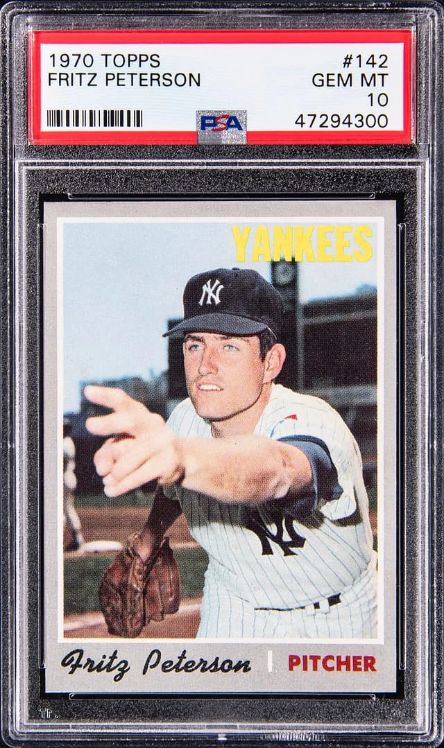 1970 Topps Fritz Peterson #142 card image
