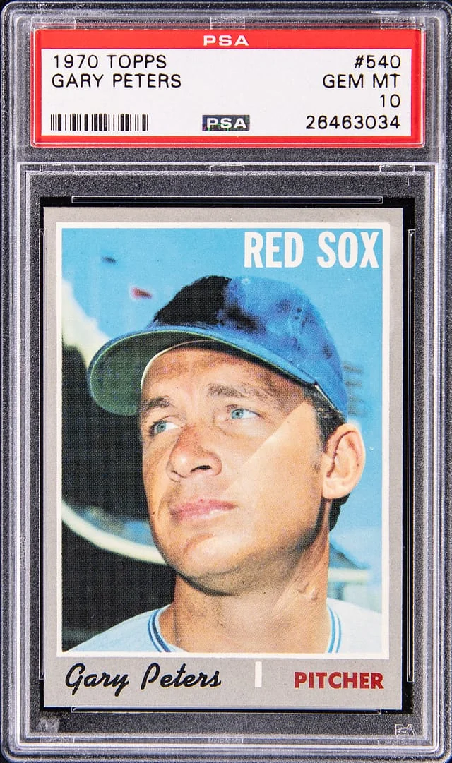 1970 Topps Gary Peters #540 card image
