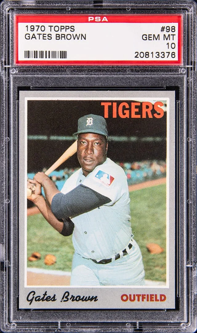 1970 Topps Gates Brown #98 card image