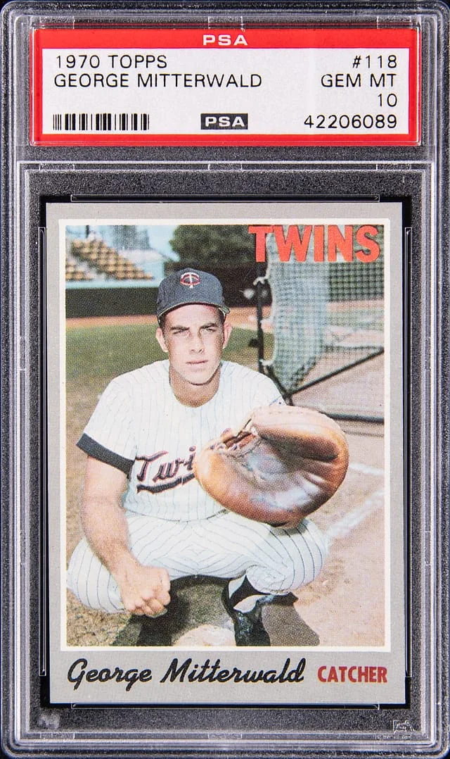 1970 Topps George Mitterwald #118 card image