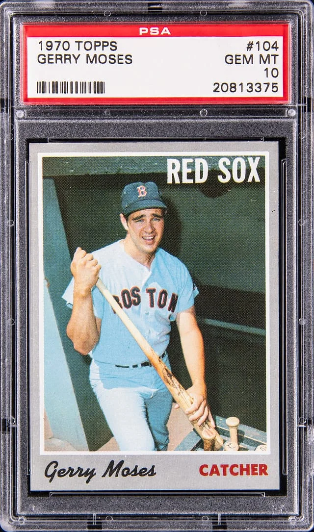 1970 Topps Gerry Moses #104 card image