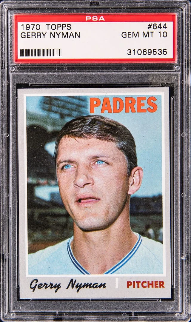 1970 Topps Gerry Nyman #644 card image