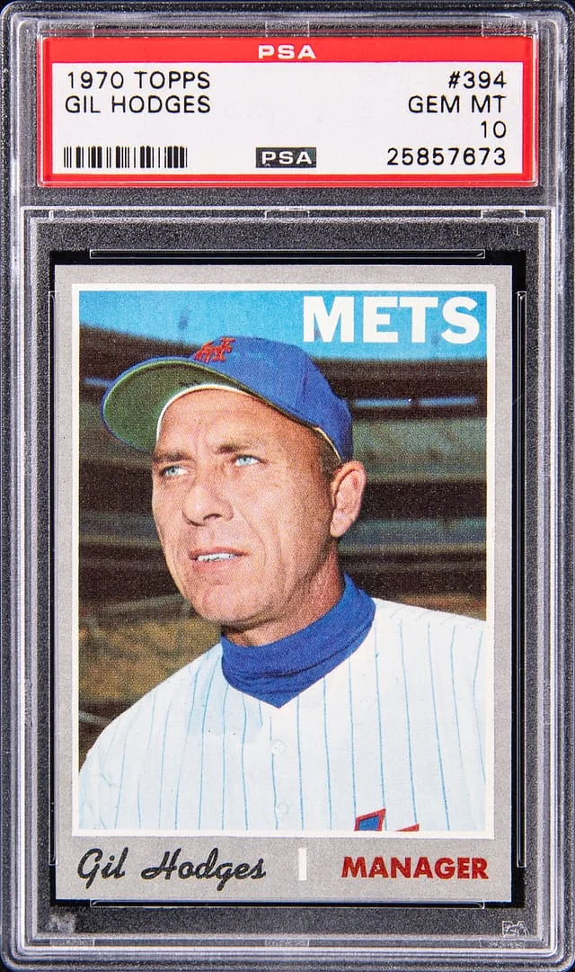 1970 Topps Gil Hodges #394 card image