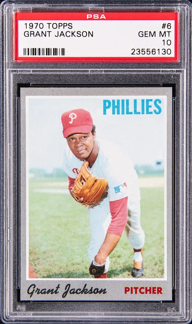 1970 Topps Grant Jackson #6 card image