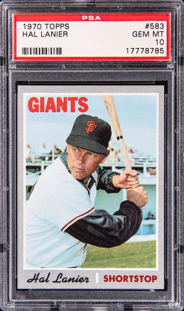 1970 Topps Hal Lanier #583 card image