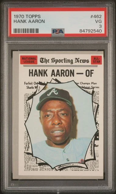 1970 Topps Hank Aaron #462 card image