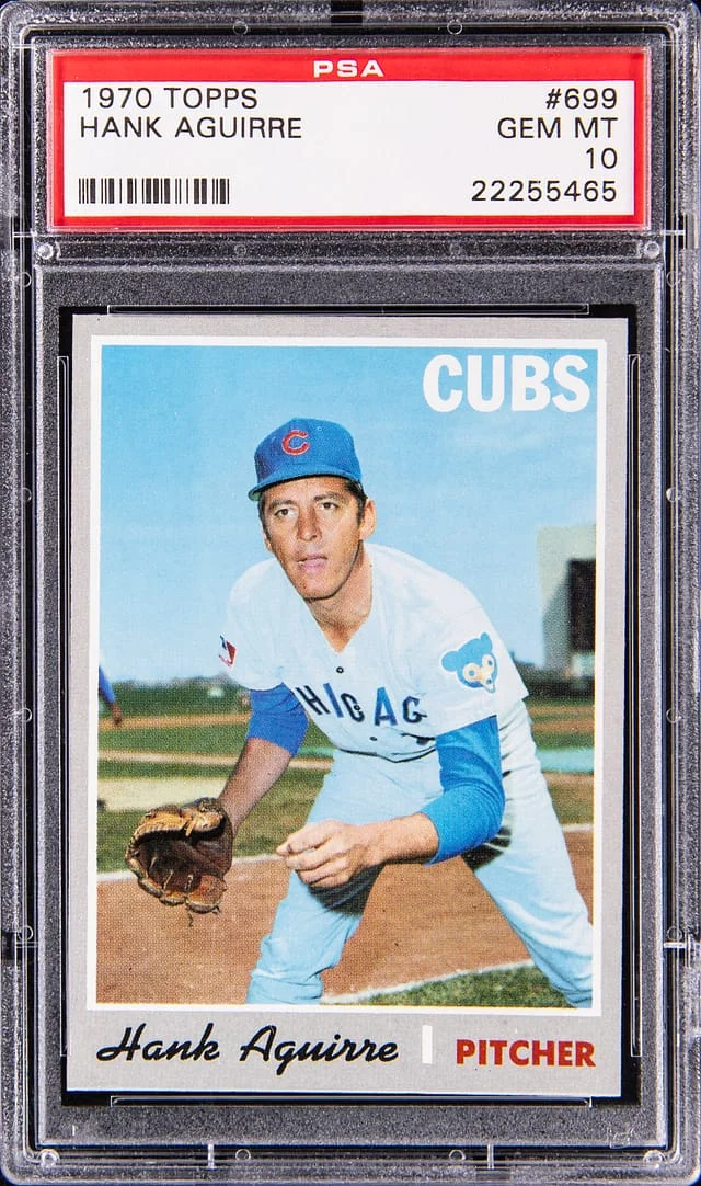 1970 Topps Hank Aguirre #699 card image