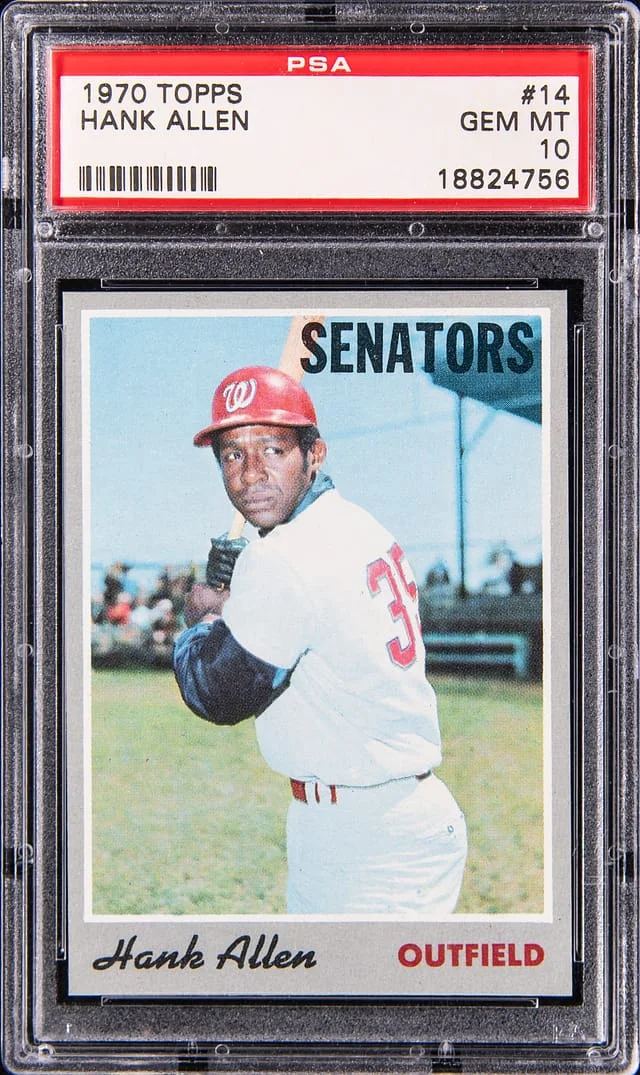 1970 Topps Hank Allen #14 card image