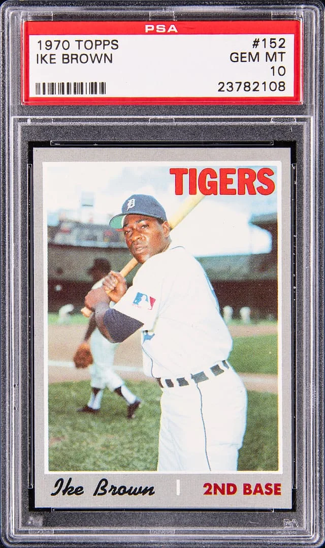 1970 Topps Ike Brown #152 card image