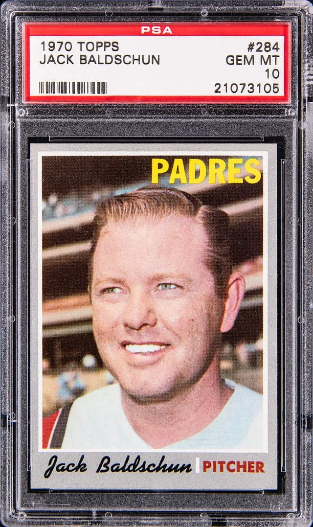 1970 Topps Jack Baldschun #284 card image