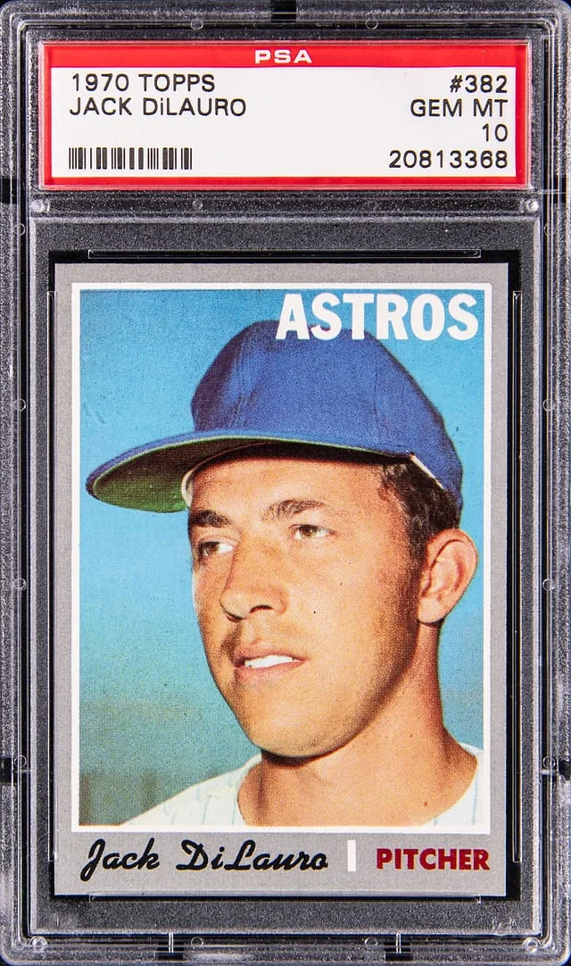 1970 Topps Jack DiLauro #382 card image