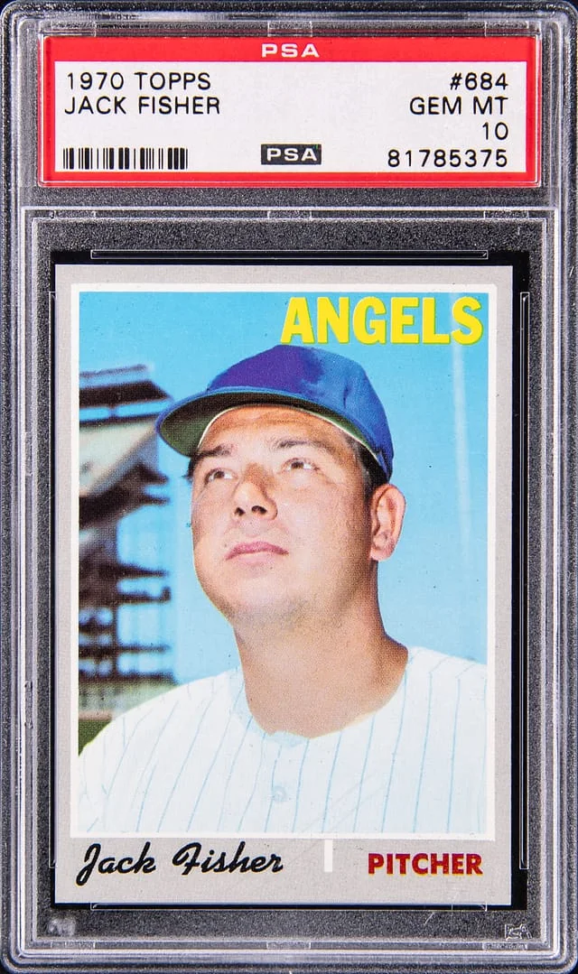 1970 Topps Jack Fisher #684 card image