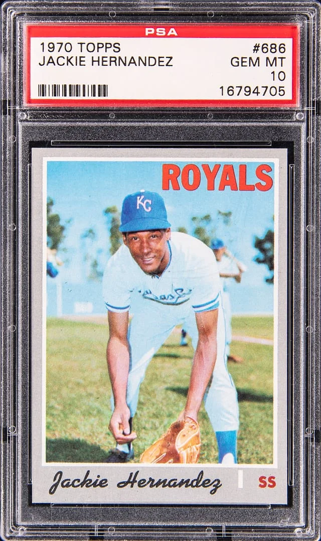 1970 Topps Jackie Hernandez #686 card image