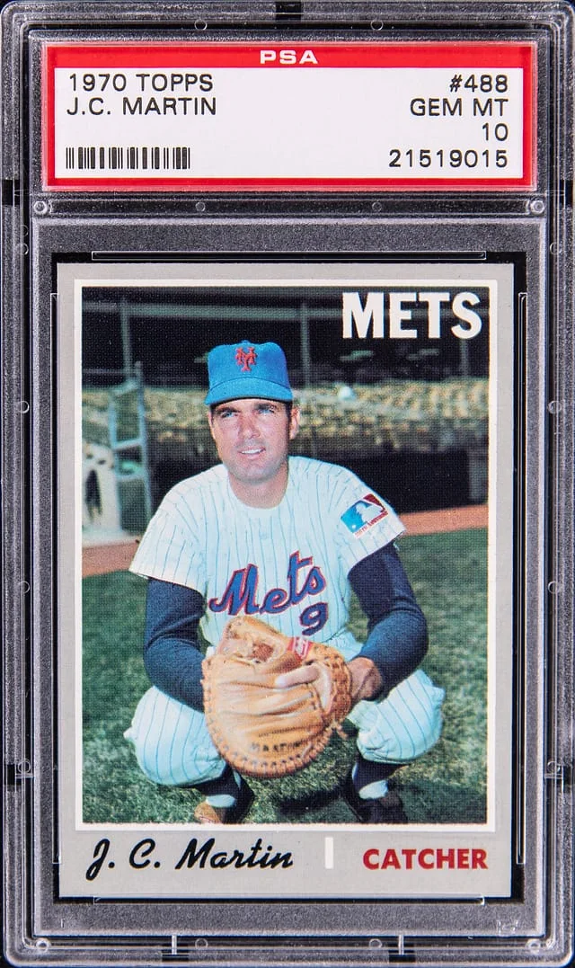 1970 Topps J.C. Martin #488 card image