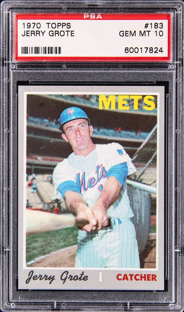1970 Topps Jerry Grote #183 card image