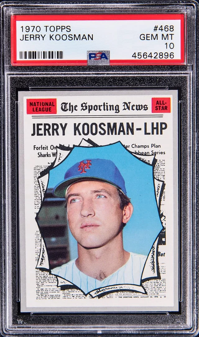 1970 Topps Jerry Koosman #468 card image