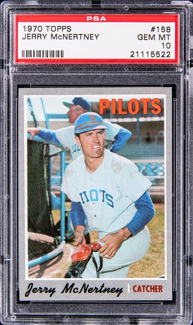 1970 Topps Jerry McNertney #158 card image