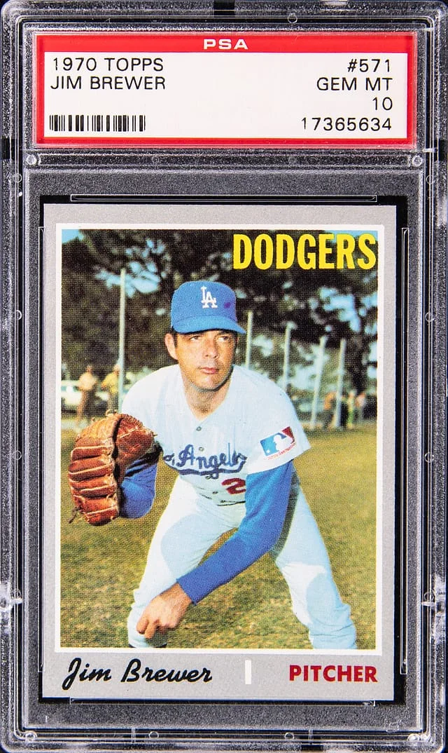 1970 Topps Jim Brewer #571 card image
