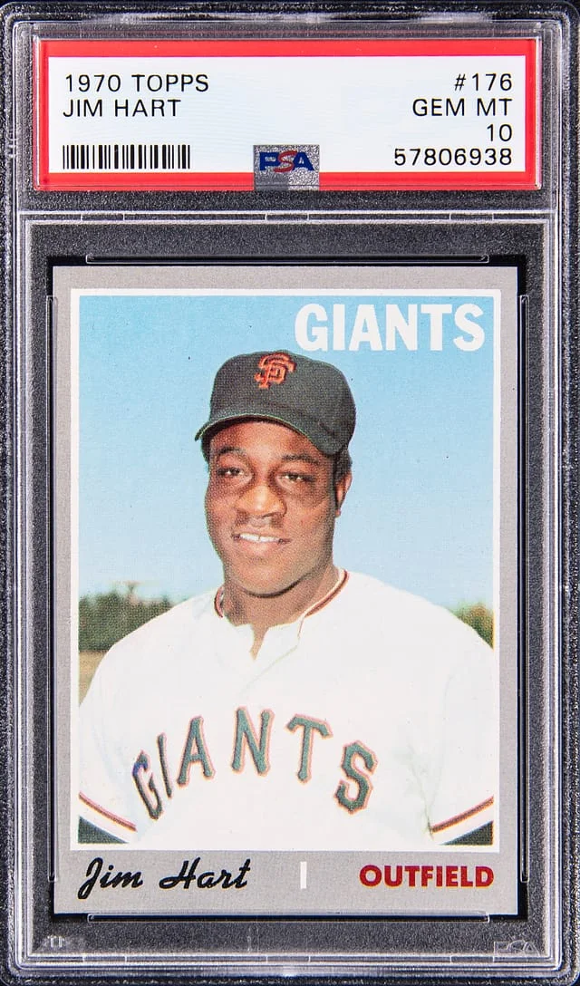 1970 Topps Jim Hart #176 card image