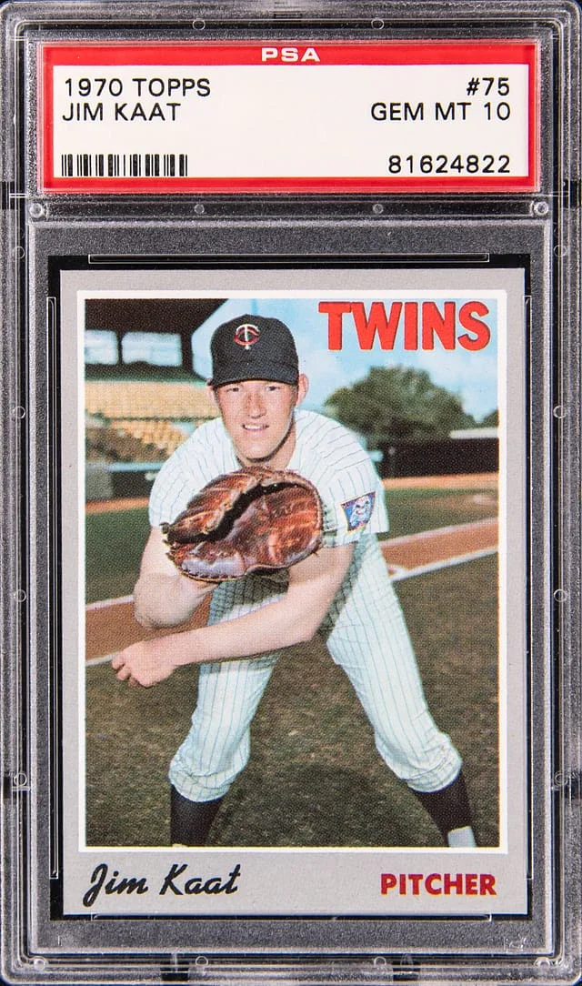 1970 Topps Jim Kaat #75 card image