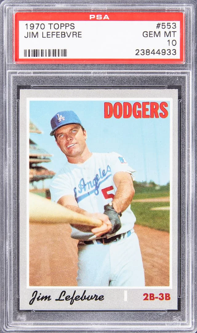 1970 Topps Jim Lefebvre #553 card image