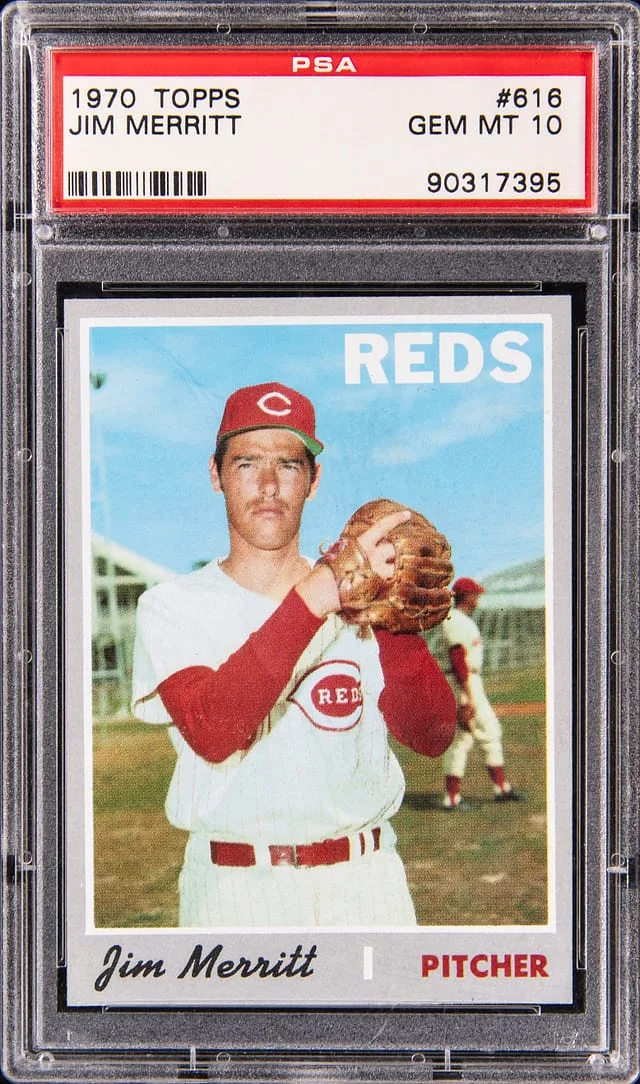 1970 Topps Jim Merritt #616 card image