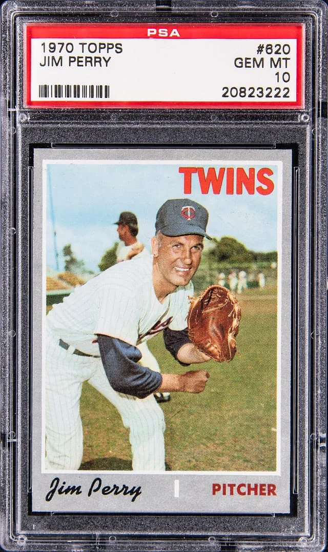 1970 Topps Jim Perry #620 card image