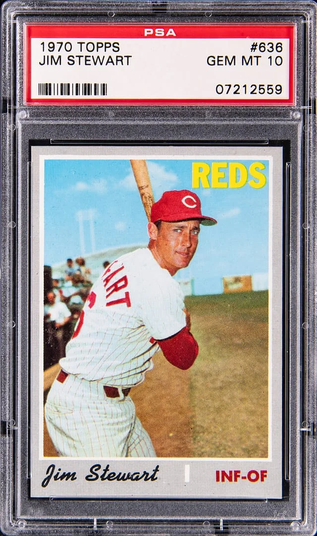 1970 Topps Jim Stewart #636 card image