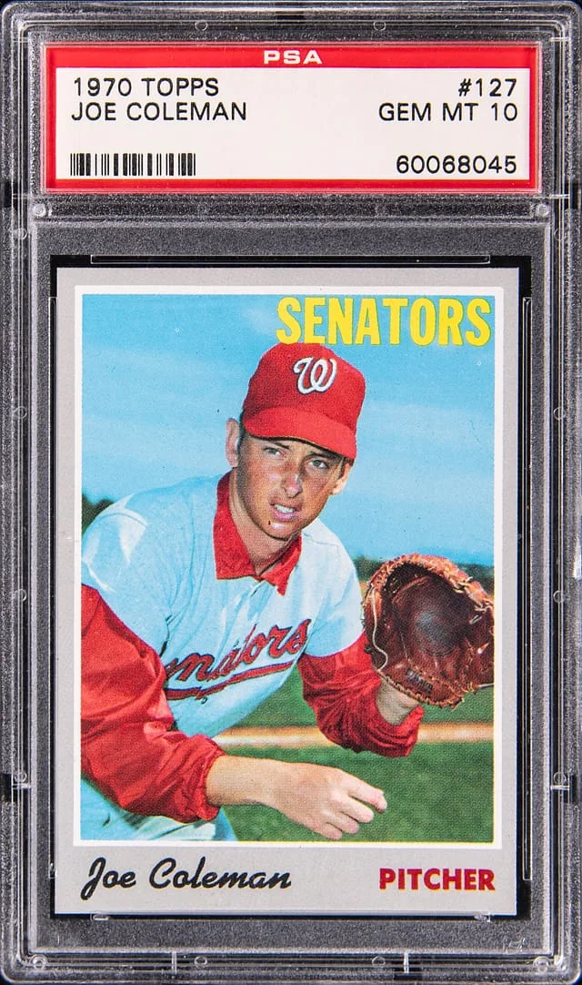 1970 Topps Joe Coleman #127 card image