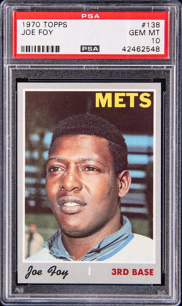 1970 Topps Joe Foy #138 card image