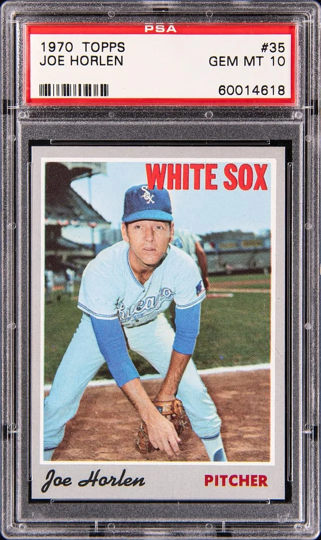 1970 Topps Joe Horlen #35 card image