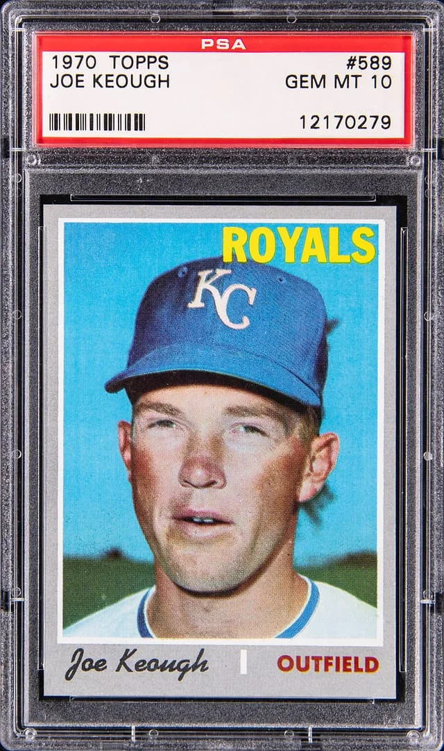 1970 Topps Joe Keough #589 card image