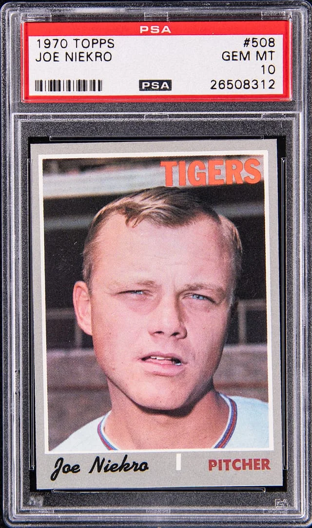 1970 Topps Joe Niekro #508 card image