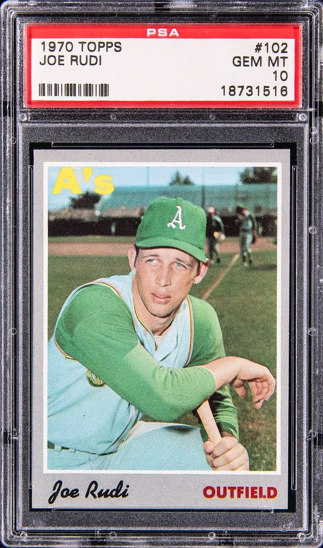 1970 Topps Joe Rudi #102 card image