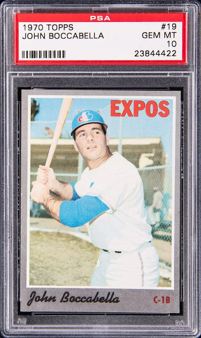 1970 Topps John Boccabella #19 card image
