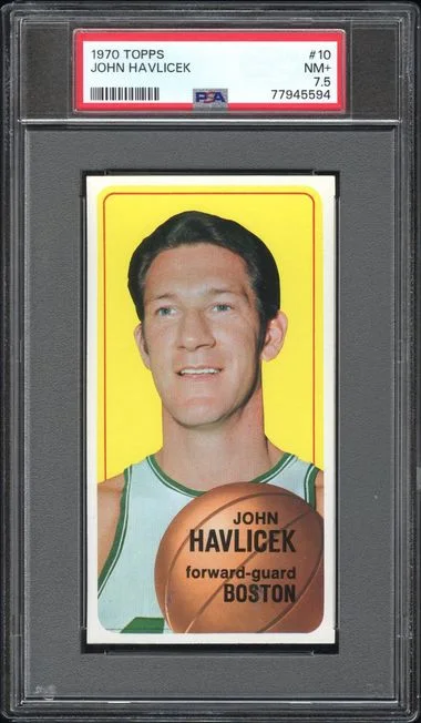 1970 Topps John Havlicek #10 card image