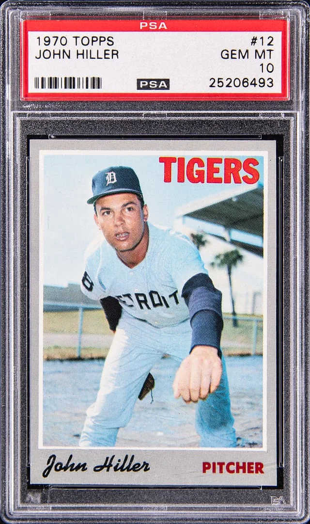 1970 Topps John Hiller #12 card image