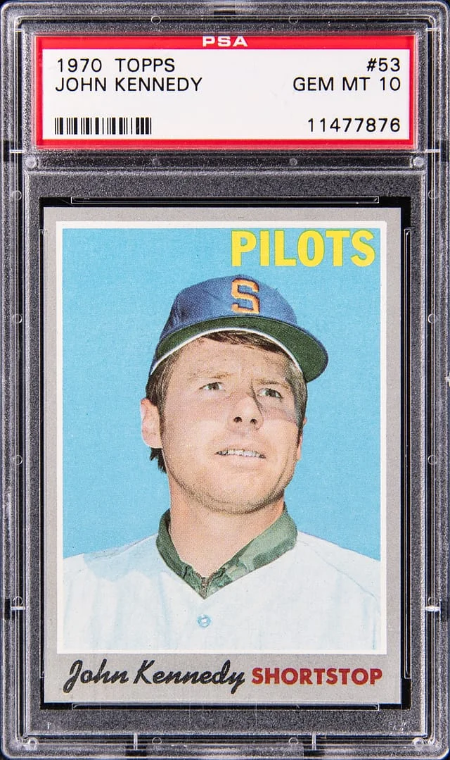 1970 Topps John Kennedy #53 card image