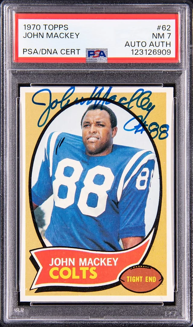 1970 Topps John Mackey #62 card image