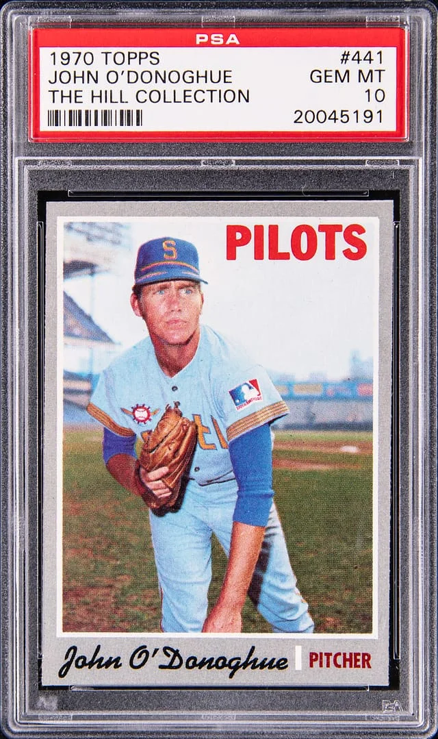 1970 Topps John O'Donoghue - Ex-The Hill Collection #441 card image