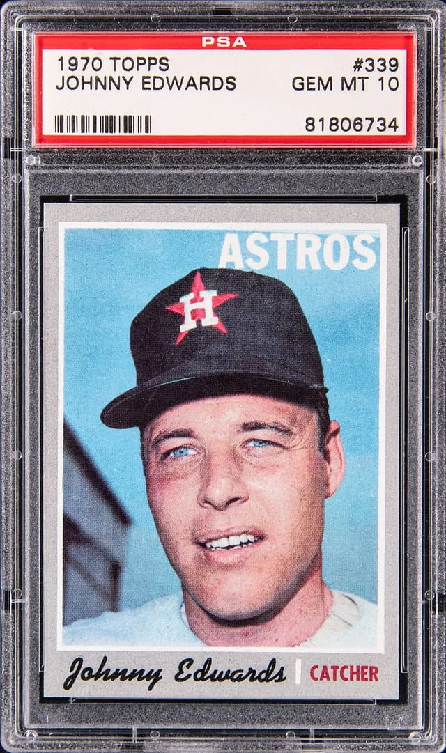 1970 Topps Johnny Edwards #339 card image